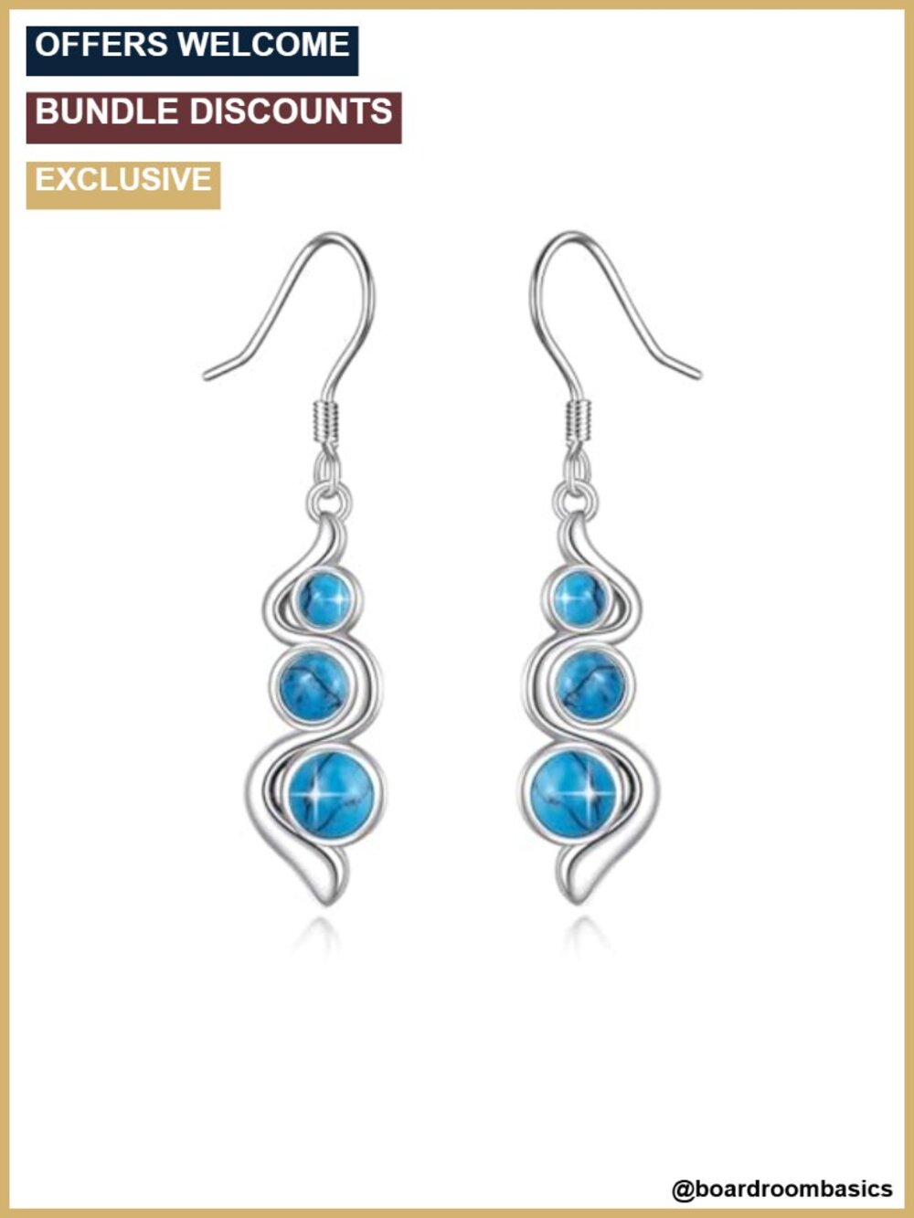 Handmade 14k Gold Plated Dangle Drop Earrings Lever Back Boho Statement